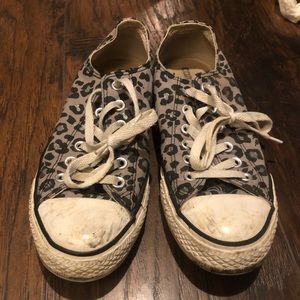 Cheetah print converse
